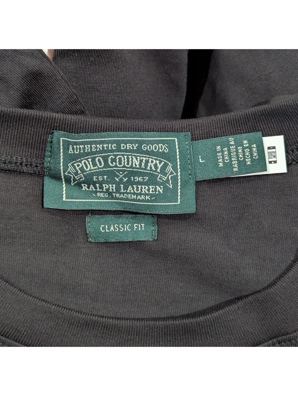 NWOT Polo Ralph Lauren Polo Country T-Shirt Black Men's L - Picture 9 of 9